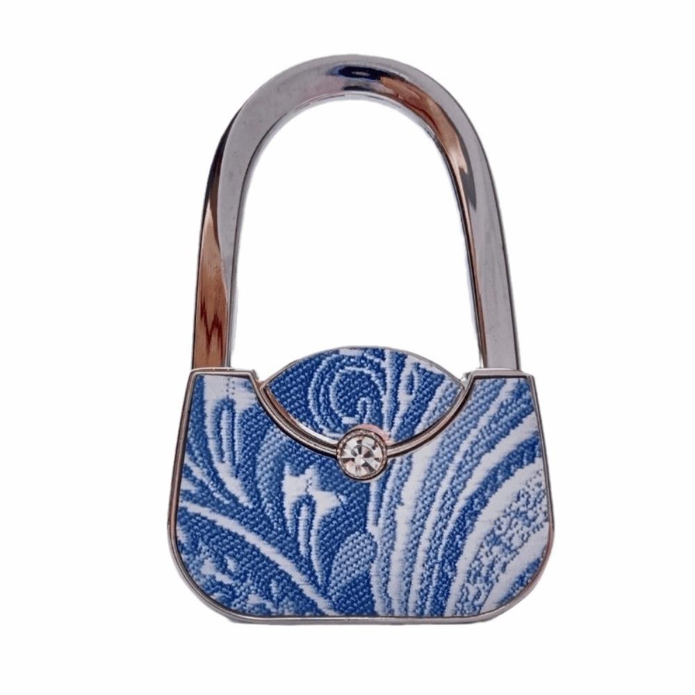 New Foldable Handbag Hook Lovely Design Portable Purse Hanger Holder Alloy Material Cute Shape Folding Bag Hook Home Decoration