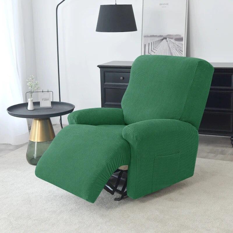 Thick Split Recliner Chair Cover Non-Slip Polar Fleece Single Sofa Covers for Living Room Lazy Boy Relaxing Armchair Slipcovers