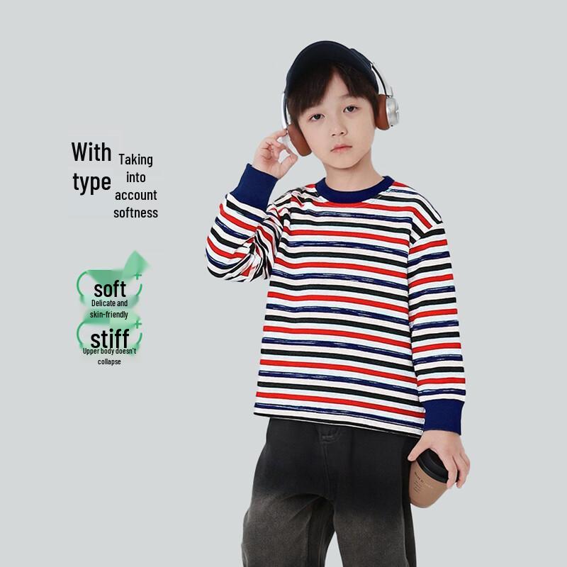 Yoyo Fairytale Boys' Striped Long-Sleeve T-shirt