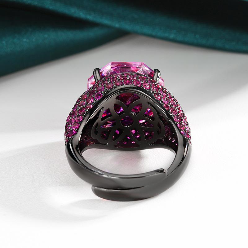 Luxury Zirconia Rings for Women 2025 New Fashion Ring Ladys Wedding Party Jewelry Accessories