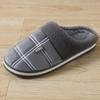 [Warm Slippers] Warm Plaid Men's Winter Slippers | Plush Indoor Shoes for Men, Home Slippers