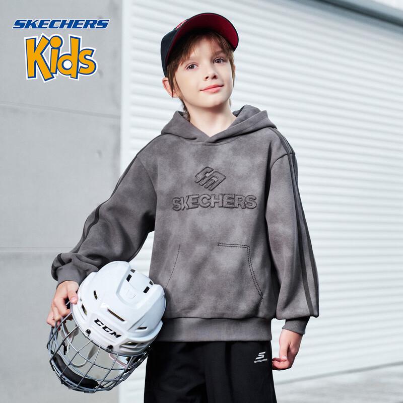 Зимняя спортивная толстовка с капюшоном для мальчиков Skechers 140