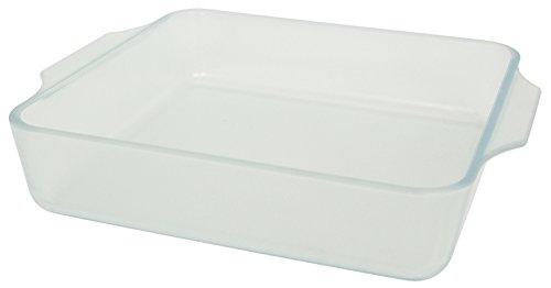 

Aderia Cerabake Square Roaster M, Heat-Resistant Glass Gratin Dish, 1400ml [Non-Stick, Microwave and Oven Safe, Ceramic Coating] K-9427