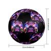 Soccer Ball Colorful Machine Stitched PVC Size 5 Team Training Competition Ready Durable High-Bounce Cool Sports Gift