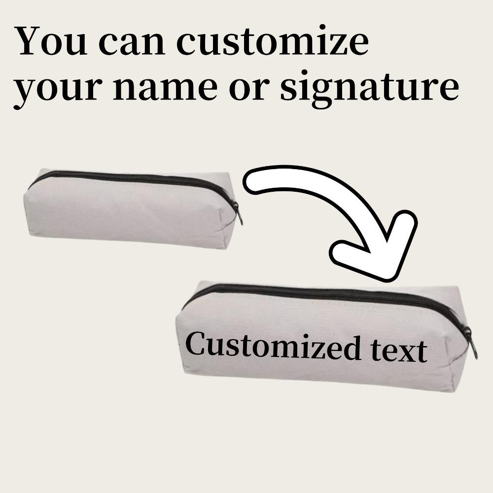 Personalized Pencil Case Engrave Your Name-Large Capacity,8 Colors.Perfect Gift for Students&Office.Durable&Uniquely Yours