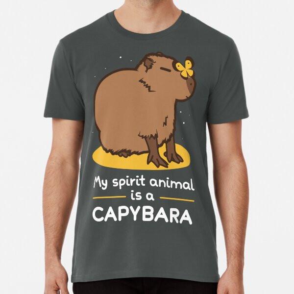 My Spirit Animal Is a Capybara T-Shirt S-5XL Best T-Shirt