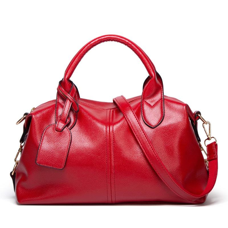 

Велика сумка Litchi Grain Carrying Проста сумка на одне плече Нова модна жіноча сумка через плече Модна сумка One Size червоний