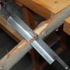 Draw Knife Wooden Handles Simple Straight Felled Shave Tool