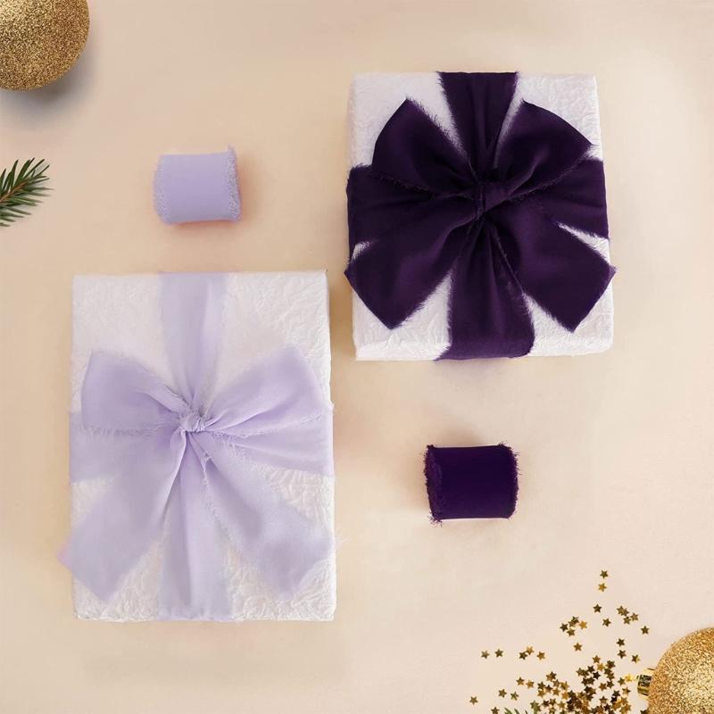 Colorful Ribbon for Wedding Invitations, Bridal Bouquets, Gifts Wrap DIY Crafts