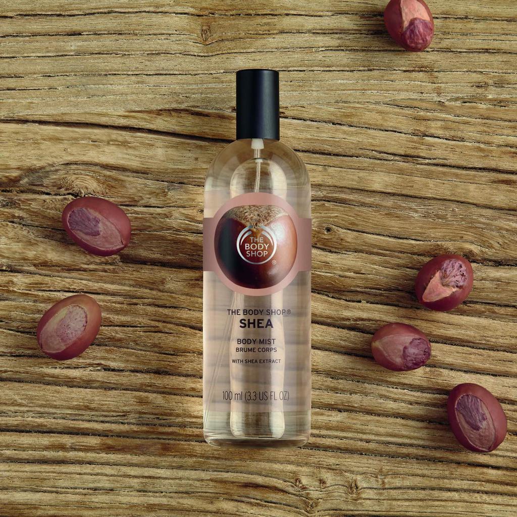 The Body Shop Shea Body Mist For Unisex 100 ml Pack Of 1 Fresh Long-Lasting Fragrance Spray