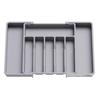 Adjustable Cutlery Storage Tray Large Capacity Silverware Drawer Organizer  Kitchen
