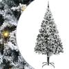 Artificial Christmas Tree with 300 LEDs and Stand White 240 Cm