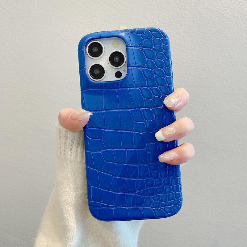 

Текстура крокодиловой кожи подходит для чехлов для телефонов Apple 16promax, IPhone15 High-end 14 противоударный 13 роскошные мужские кожаные чехлы iPhone 16 Pro max 6.9 inch