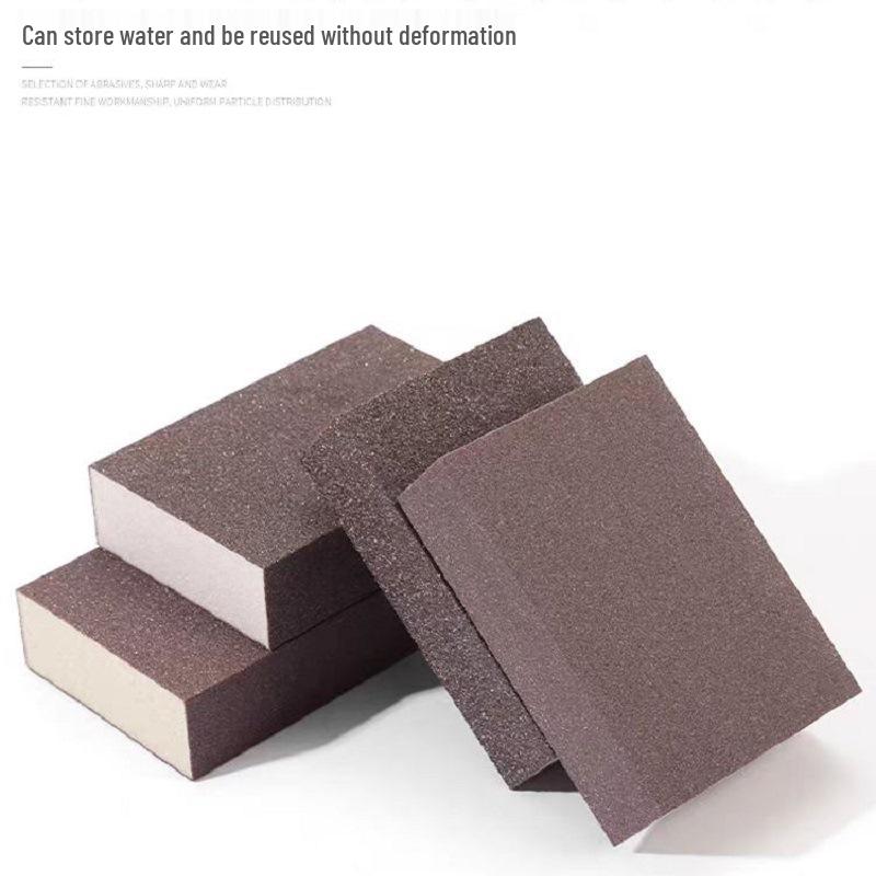 Sponge Sanding Block for Woodworking, Furniture, Paint Removal, Wall Putty, Polishing, and Car Sandpaper