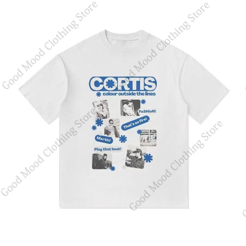Nuova T-shirt CORTIS Moda Streetwear Tendenza SEONGHYEON KEONHO JUHOON Stampa T-shirt Fan Kpop Cotone Manica Corta Magliette