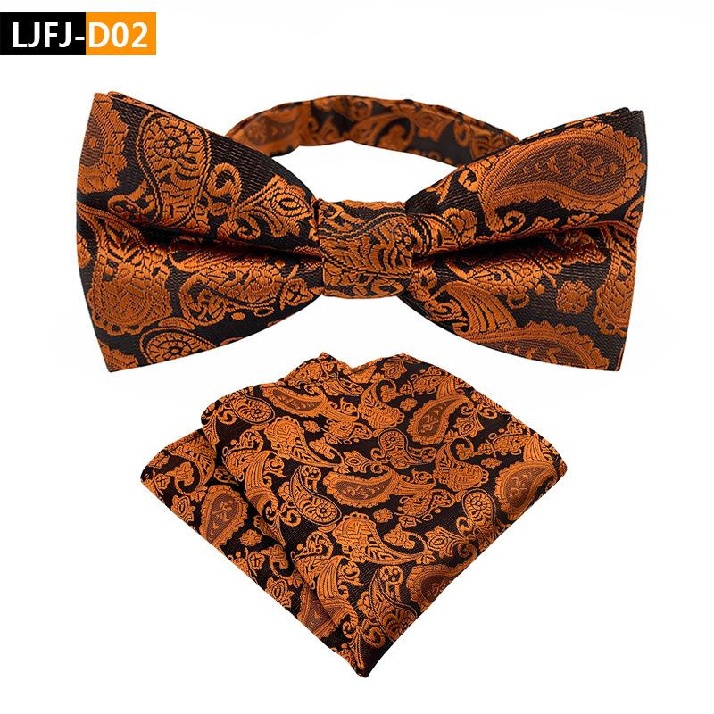 

Набор из галстука-бабочки и карманного полотенца, свадебный галстук-бабочка для жениха.