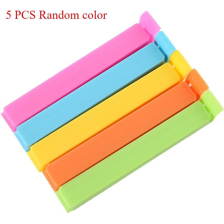 5/10/20pc Color Sealing Clip Moisture-proof Fresh-keeping Snack Bag Sealing Clip Portable Kitchen Storage Food Tool