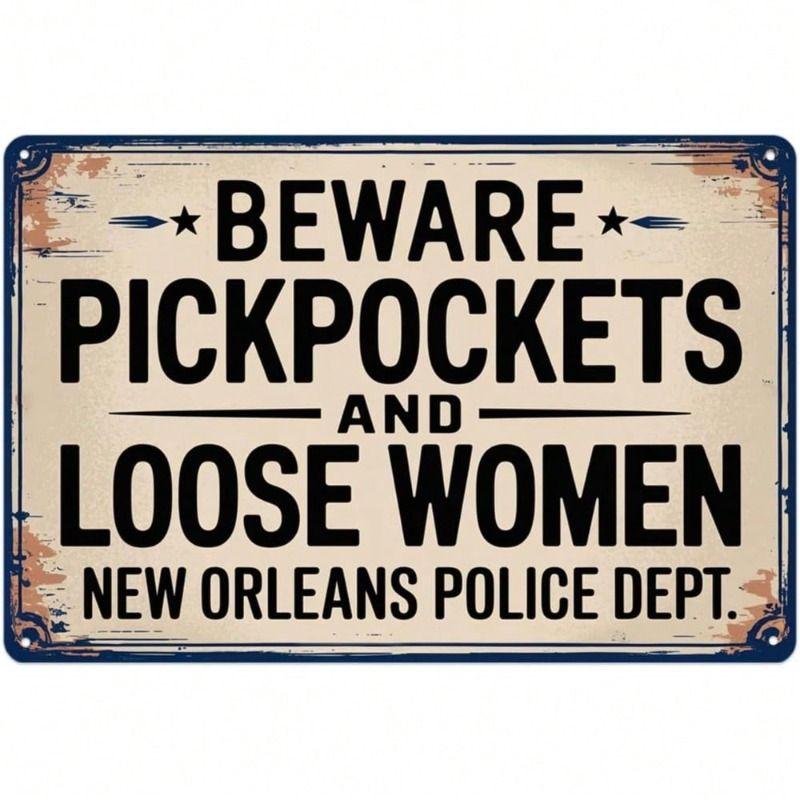 Vintage Metal Tin Wall Poster Sign 20x30cm