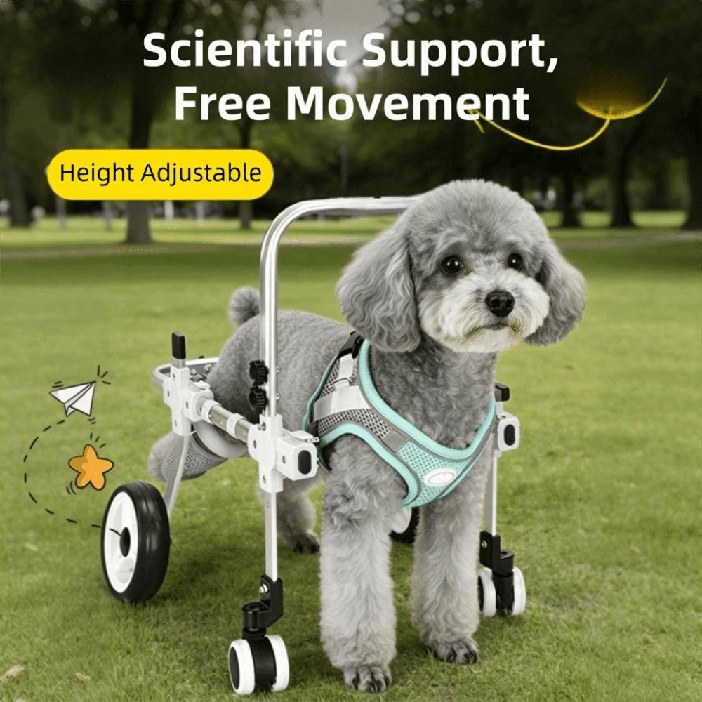 Adjustable Pet Rehabilitation Cart Durable Disabled Pet Walking Aid Hind Leg Support Senior Pets