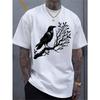 Herren T-Shirt mit Rundhalsausschnitt - Lässiges Kurzarm Sommer Gym & Strandkleidung, Atmungsaktiv für Training/Laufen (Normale Passform)