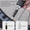 CO2 Inflator Nozzle for Bicycle High Pressure Gas Cylinder Pump Head Easy Use Rapid Tire Inflation for Long Distance Rides
