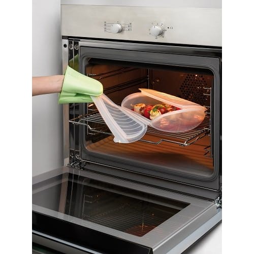 Lekue Steam Case (Regular) (Rice/White) *Tray Not Included