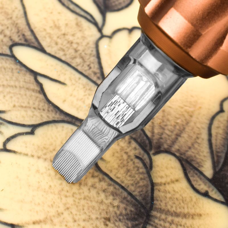 10 stücke Edelstahl Tattoo Patrone Nadel 0,35mm 1215f Tinte Patrone Tattoo Nadel