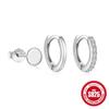 Triple Diamond Wear Earrings Earrings Earrings Set 3 Earrings Set