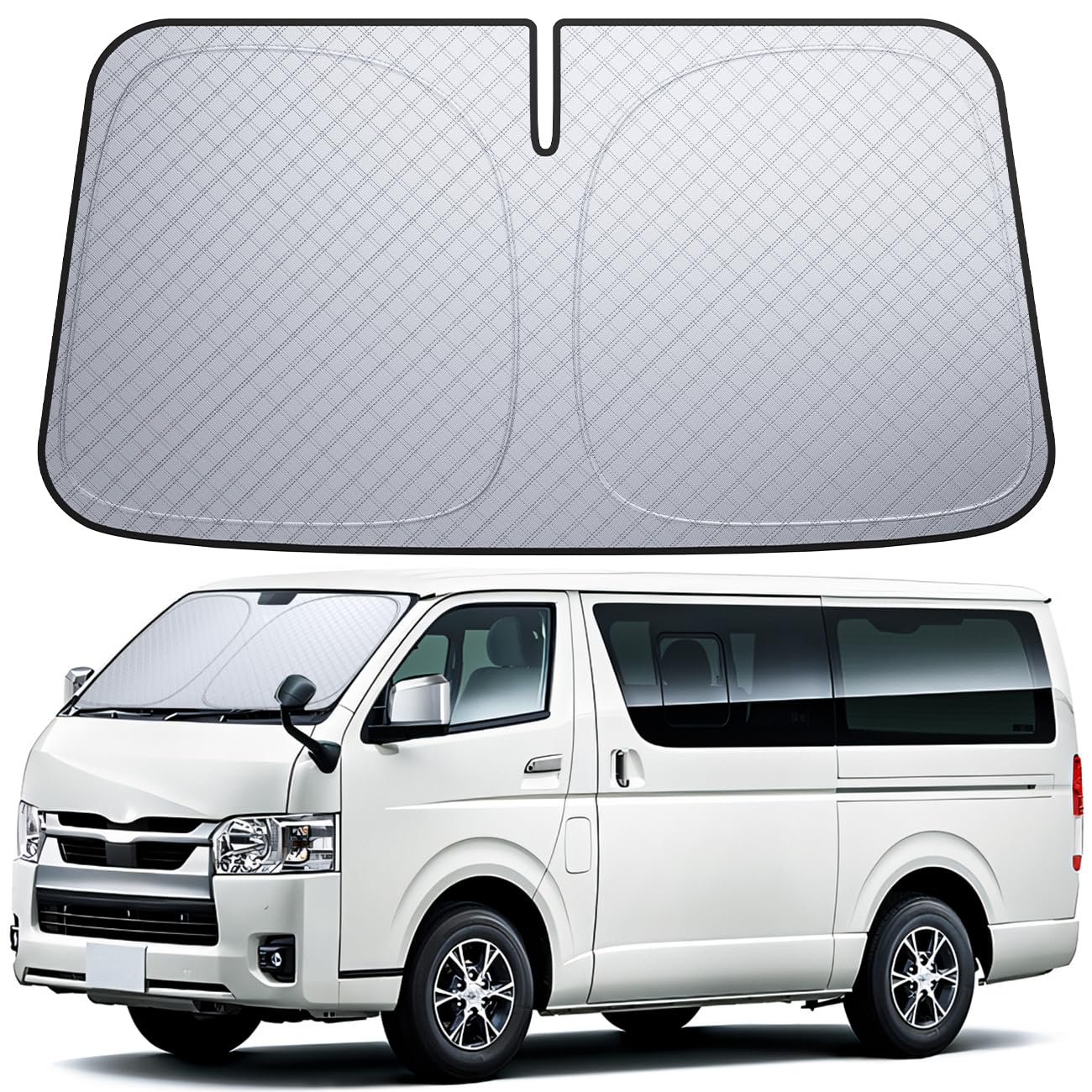 

изоляция Lamicall Toyota Hiace 200 серия стандартный кузов лобовое стекло Автомобиль передний автомобиль лобовое стекло складной автомобиль автомобиль свет тепло УФ УФ передний царапина