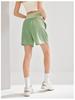 Women's Plus Size Quick Dry High Waist Sports Shorts - Summer Outerwear, Loose Fit, Running Capris.