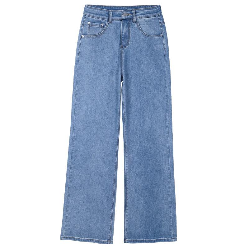 2025 Women's Summer Tencel Wide-Leg Light Jeans