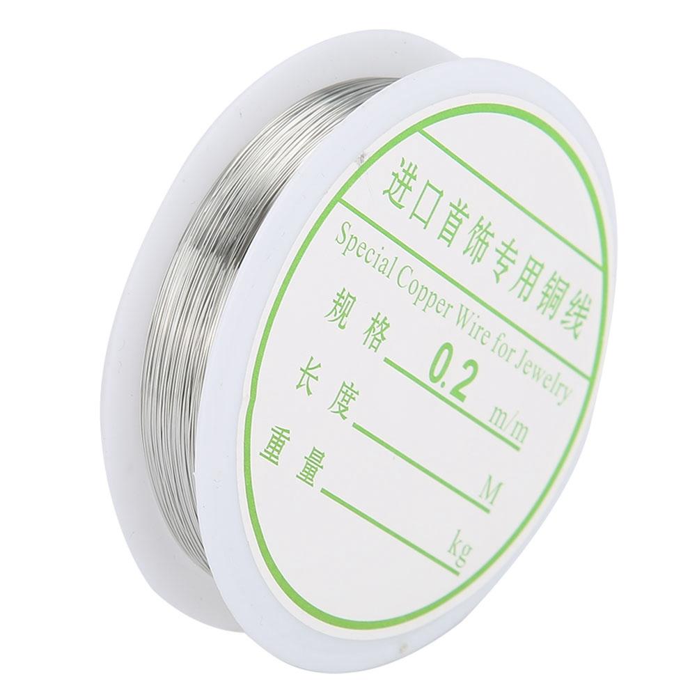 

DIY бусины нитки ювелирные изделия аксессуары нейл-арт маникюр металл медная проволока нить(Серебряный)