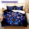 Inter Milan  Pattern Bedding Quilt Set Quilt Cover Pillowcase Home Decoration Birthday Gift (1 * duvet cover + 2 * pillowcase, without core)