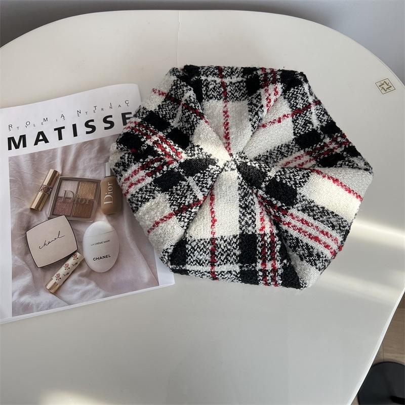 

Windline клетка облака большая версия берет леди осень и зима ретро литературная шляпа художника M（56-58cm） белый