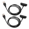 2 PCS Smartwatch Charging Cable for Fitbit Inspire 3 Smart Fitness Bracelet Watch Charger Spare Parts
