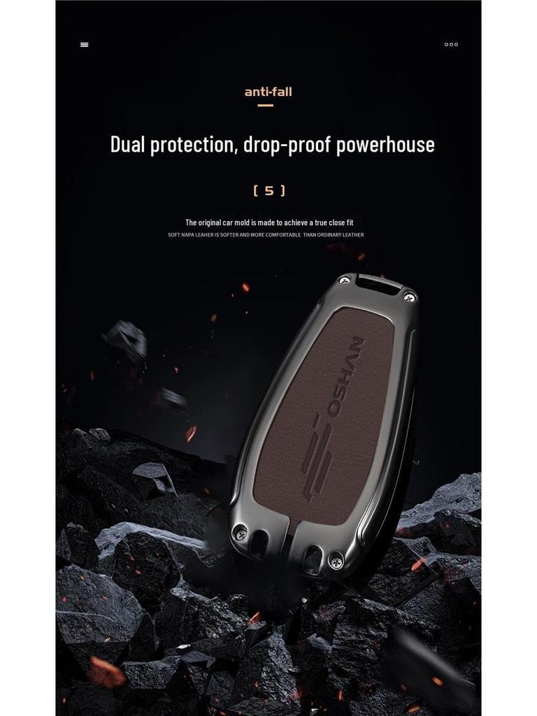 Oshan Z6/X5Plus/X7Plus Key Case 2023 - Blue Whale Edition Car Bag & Buckle Shell