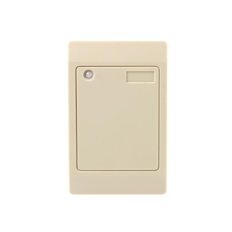 Waterproof Non-contact RFID Access Control Reader, ABS Material, RS232 Communication, White ID Card Swiper ID RS485