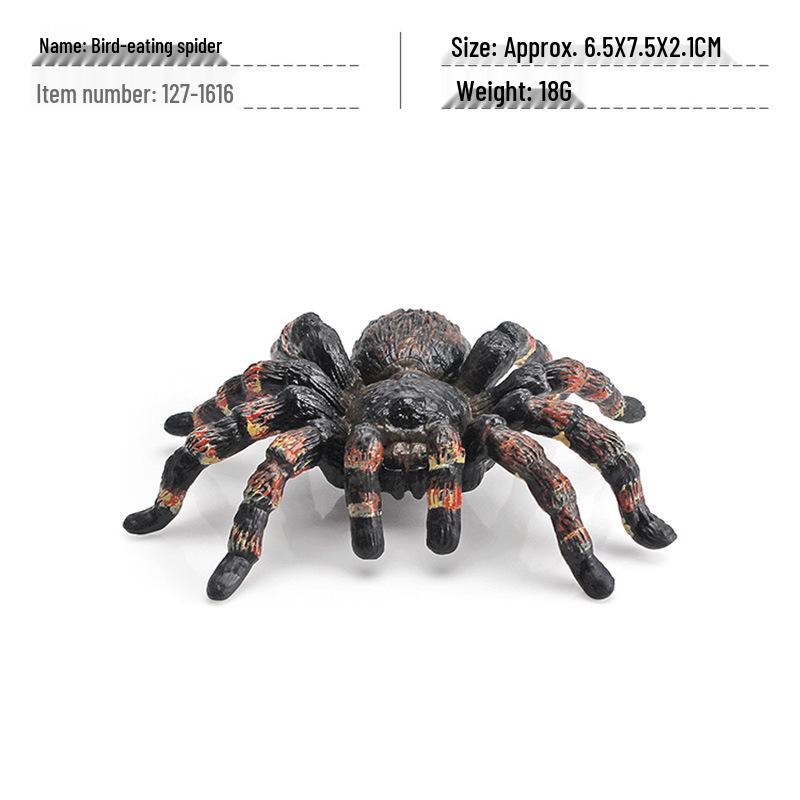 Wild Insect Model Toys: Poisonous Spider, Caterpillar, Butterfly, Mantis, Grasshopper, Dragonfly, Wasp Ornaments