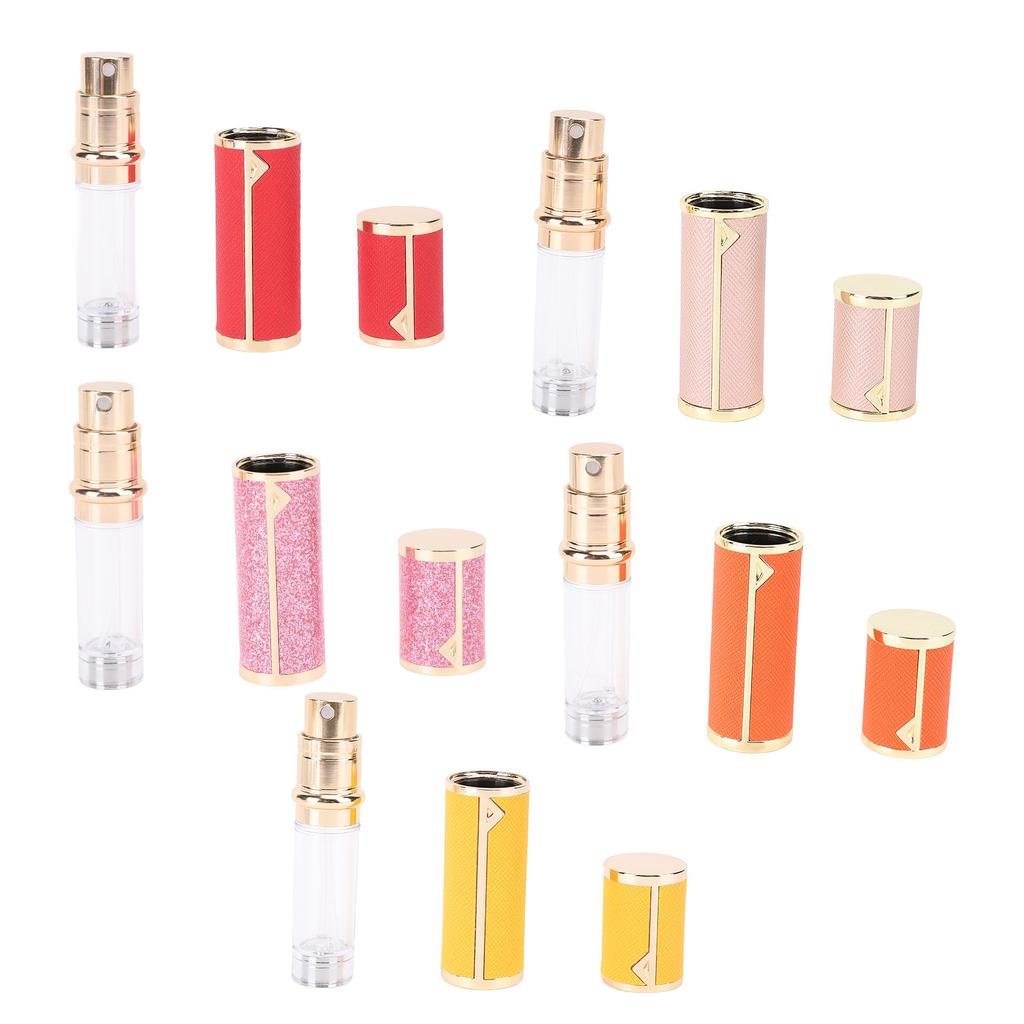 5ml Perfume Atomizer PU Leather Perfume Refillable Bottle Miniature Portable Spray Bottle for Travel