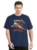 F-14 Tomcat Fighterjet Classic Round Collar T-Shirt Top Gun Maverick Film Cotton Classic T Shirt Men Clothing Oversized Tshirt