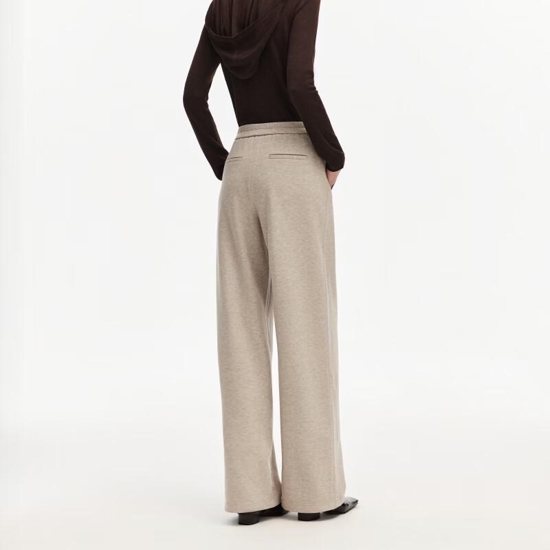 Only Women's High-Waisted Drapey Straight-Leg Casual Pants
