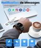Montre connectée - ABIESSENCE - 1,43" AMOLED HD - 100 modes sportifs - Appels Bluetooth - Étanchéité IP68