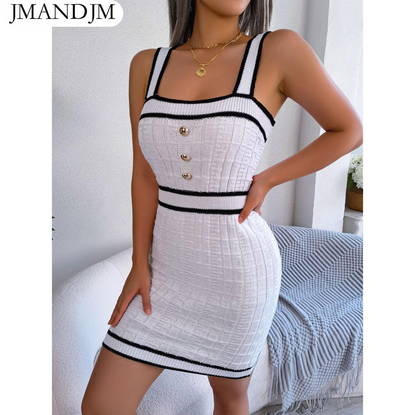 

Весенне-летнее повседневное трикотажное платье с квадратным вырезом на пуговицах и цветной талией