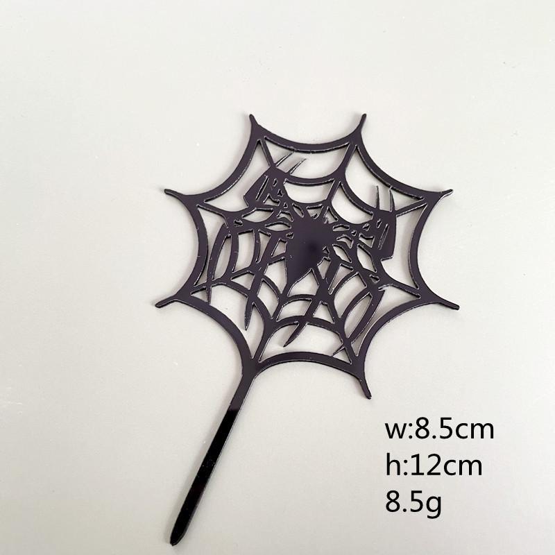 Halloween Acrylic Cake Topper Pumpkin Letter Insert Double Layer Party Decor