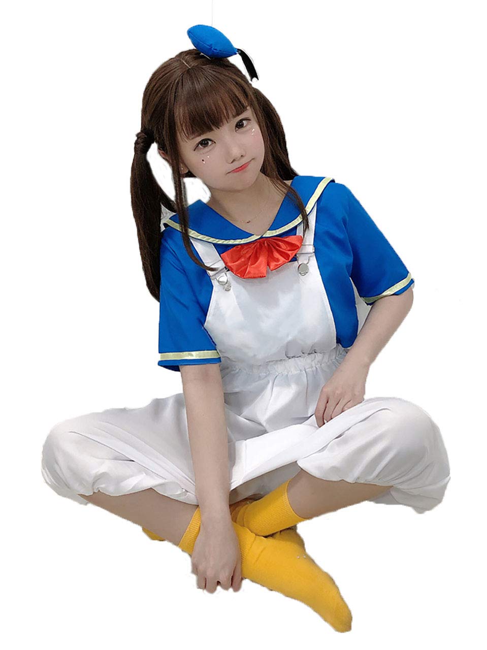 

[Milky Time] Donald Duck Cosplay Halloween Donald Duck-Style Sailor Suit (Overalls)