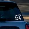 Skull Crossbones Sticker  Unique Cartoon Art, Edgy Decal for Laptops Skateboards. High - Grade Vinyl, Easy Apply Remove. Boost