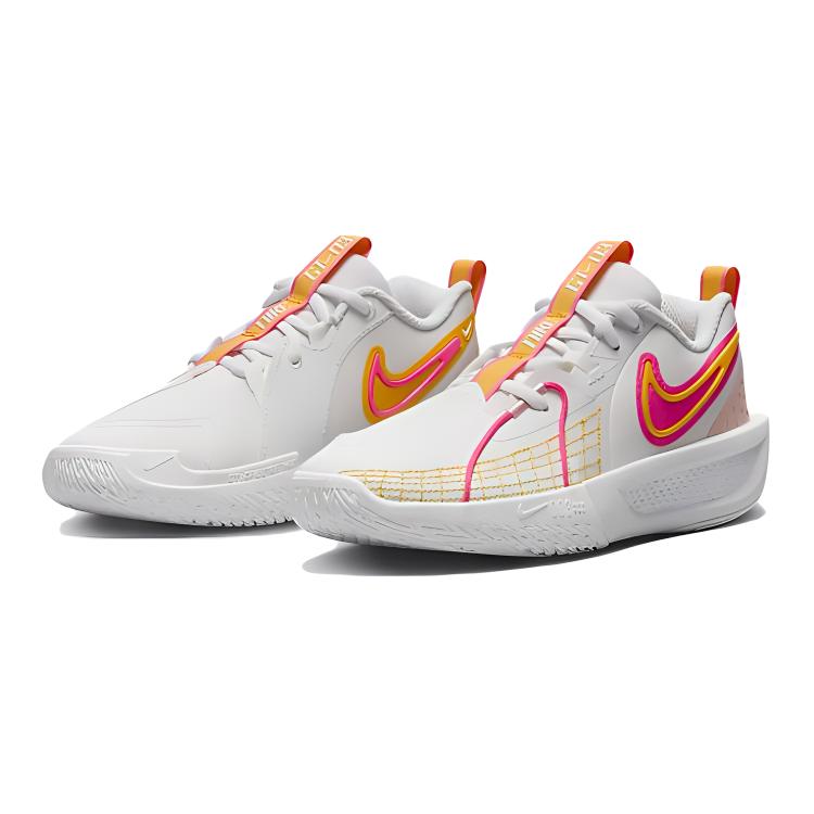 Nike Air Zoom GT Cut 3 GS Summit White Hyper Pink Basketball Shoes FD7033-102