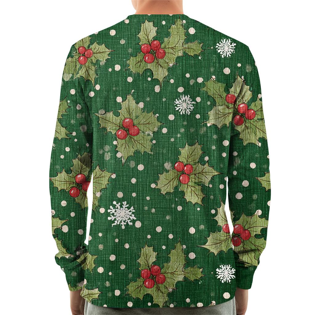 Men's Casual Oversized Button-Down Shirt With Long Sleeves