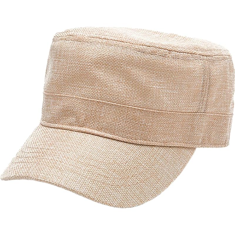 

[Spargel] men s work cap hemp style mesh cap Large size (up to 65cm) ultraviolet light prevention UV cut spring summer autumn (Light beige, L)