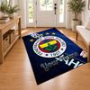Fenerbahce Custom Name Personalized Rug Non‑Slip Doormat Floor Carpet Housewarming Birthday Gift for Family Friends